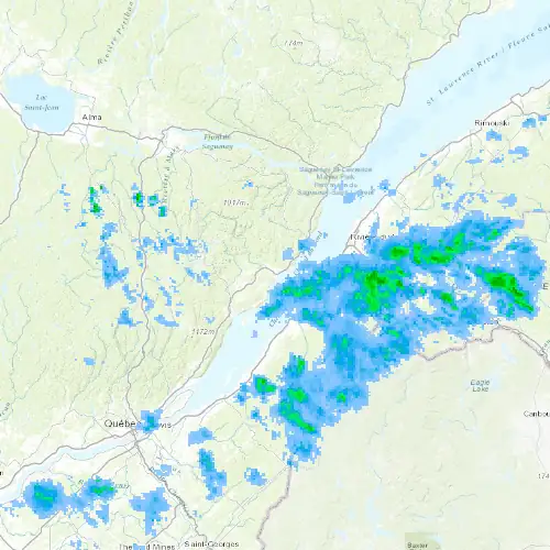 Radar near La Malbaie at now — 10:48 pm EDT, Mon Sep 7
