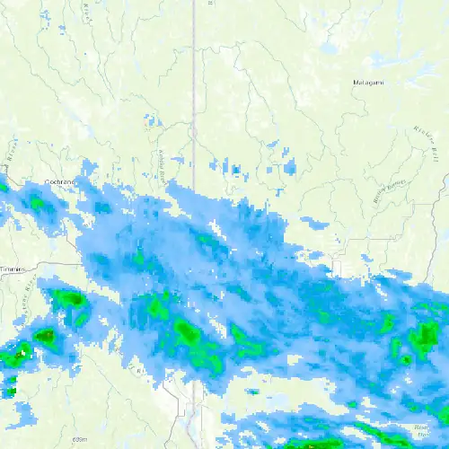 Radar near La Sarre at now — 10:48 pm EDT, Mon Sep 7