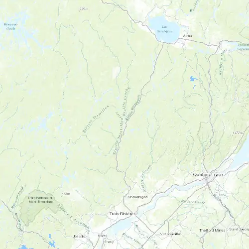 Radar near La Tuque at now — 12:54 am EDT, Sat Jul 11