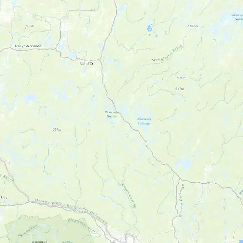 Radar near La Vérendrye (Réserve faunique) at now — 1:06 am EDT, Sat Jul 11