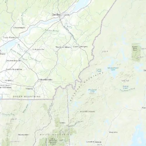 Radar near Lac-Mégantic at now — 1:00 am EDT, Sat Jul 11
