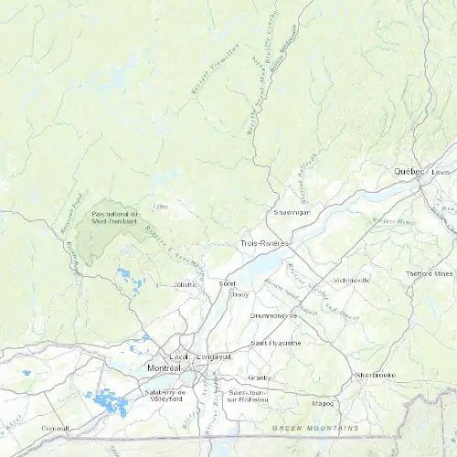 Radar near Lanaudière at now — 2:06 am EDT, Sat Jul 11