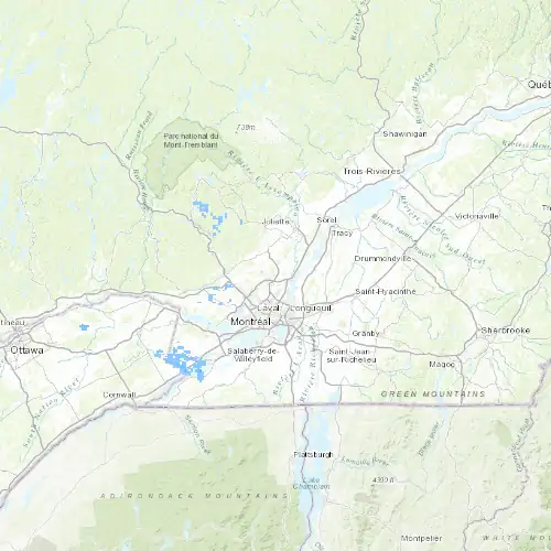 Radar near Mascouche at now — 2:06 am EDT, Sat Jul 11