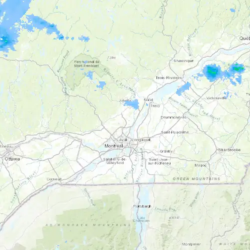 Radar near Mascouche at now — 10:48 pm EDT, Mon Sep 7