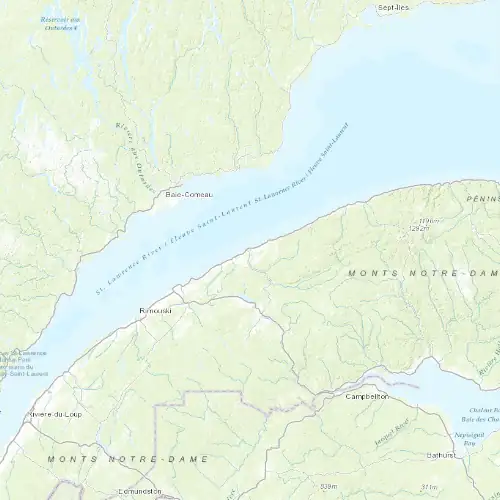 Radar near Matane at now — 2:00 am EDT, Sat Jul 11