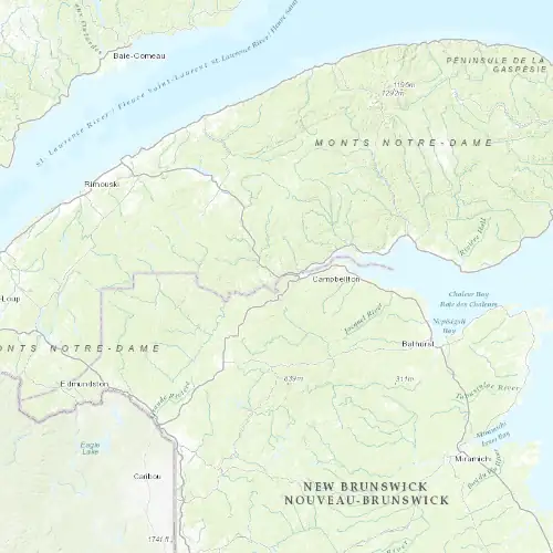 Radar near Matapedia at now — 2:00 am EDT, Sat Jul 11