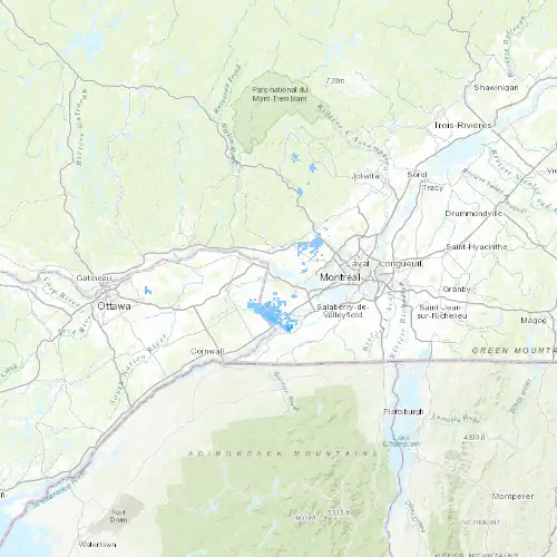 Radar near Rigaud at now — 2:00 am EDT, Sat Jul 11