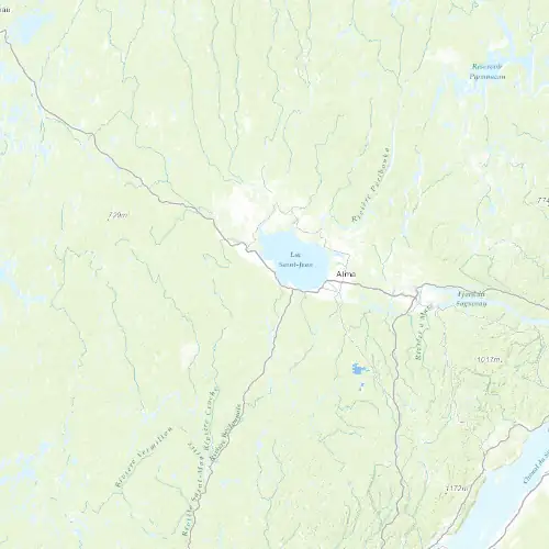 Radar near Roberval at now — 12:54 am EDT, Sat Jul 11