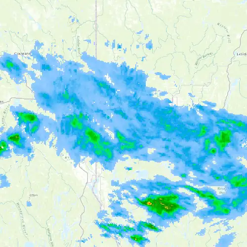 Radar near Rouyn-Noranda at now — 10:48 pm EDT, Mon Sep 7