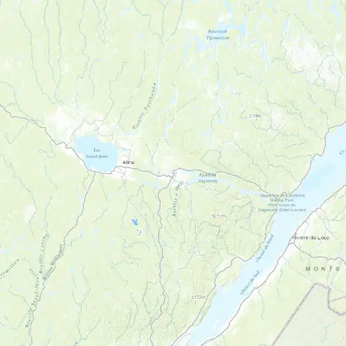 Radar near Saguenay at now — 1:00 am EDT, Sat Jul 11