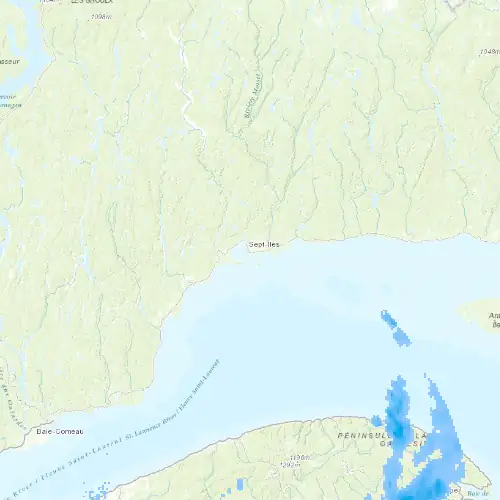 Radar near Sept-Îles at now — 10:48 pm EDT, Mon Sep 7