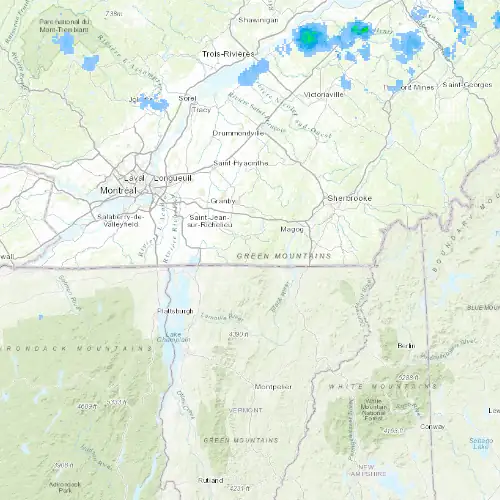Radar near Sutton at now — 10:42 pm EDT, Mon Sep 7