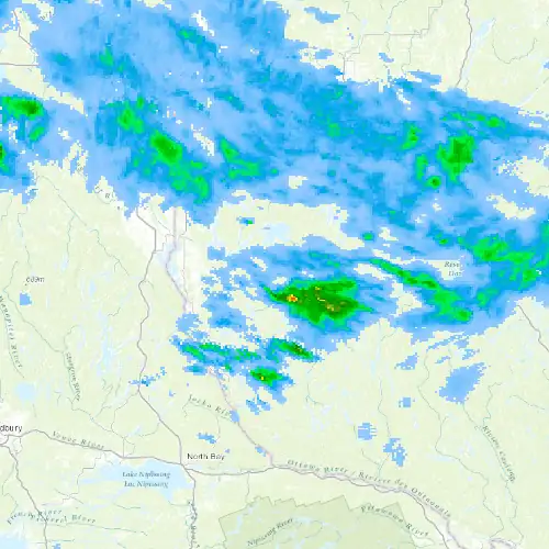 Radar near Témiscamingue at now — 10:48 pm EDT, Mon Sep 7