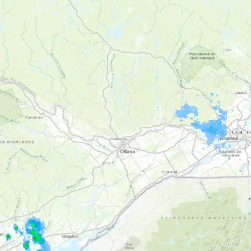 Radar near Val-des-Monts at now — 1:00 am EDT, Sat Jul 11