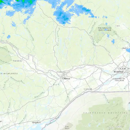 Radar near Val-des-Monts at now — 10:54 pm EDT, Mon Sep 7