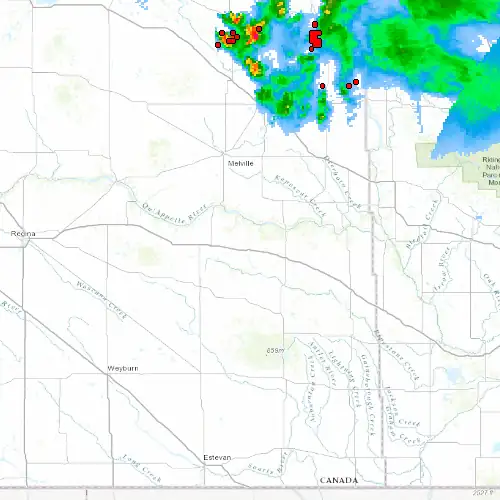 Radar near Broadview at now — 11:54 pm CST, Fri Jul 10