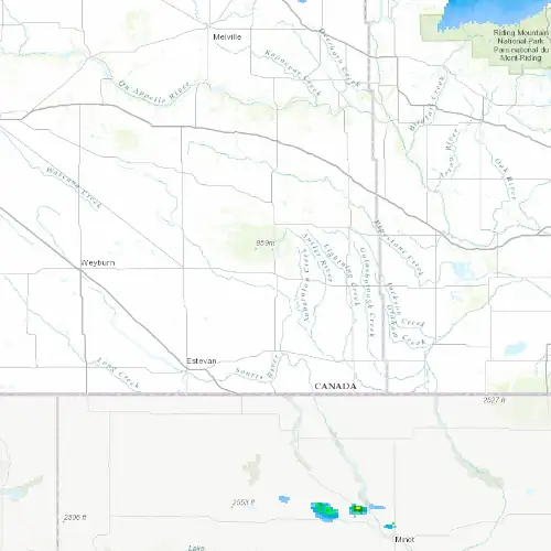 Radar near Carlyle at now — 12:06 am CST, Sat Jul 11