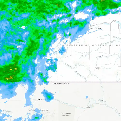 Radar near Eastend at now — 9:00 pm CST, Mon Sep 7