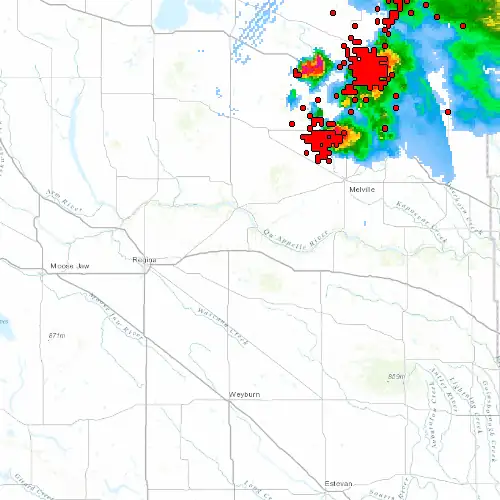Radar near Indian Head at now — 10:54 pm CST, Fri Jul 10