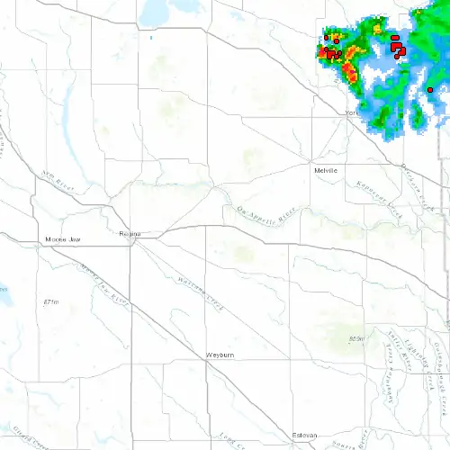 Radar near Indian Head at now — 12:06 am CST, Sat Jul 11