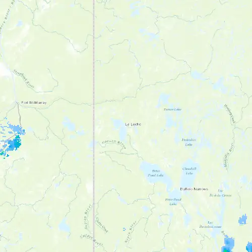 Radar near La Loche at now — 9:00 pm CST, Mon Sep 7