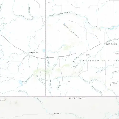 Radar near Maple Creek at now — 12:06 am CST, Sat Jul 11