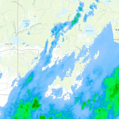 Radar near Meadow Lake at now — 9:00 pm CST, Mon Sep 7