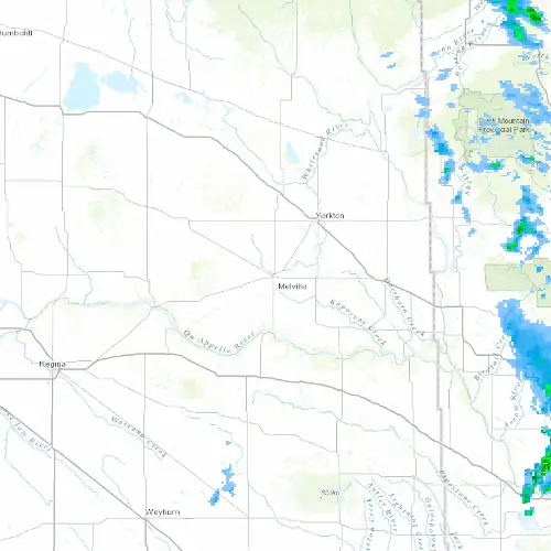 Radar near Melville at now — 9:00 pm CST, Mon Sep 7