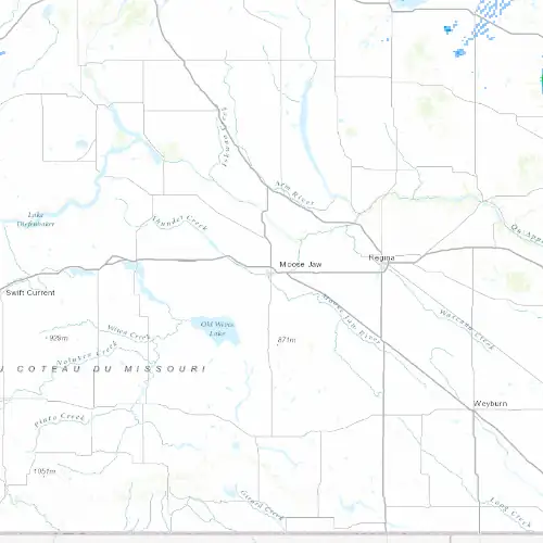 Radar near Moose Jaw at now — 11:00 pm CST, Fri Jul 10