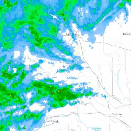 Radar near Outlook at now — 9:00 pm CST, Mon Sep 7