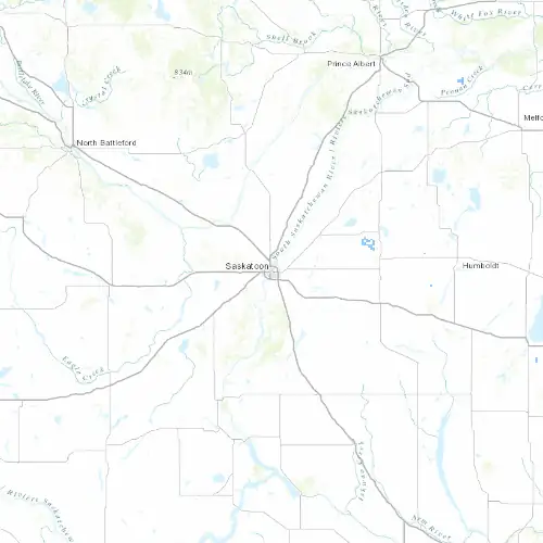 Radar near Saskatoon at now — 12:00 am CST, Sat Jul 11
