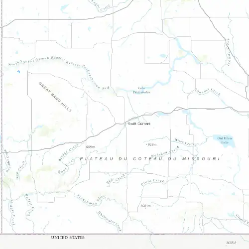 Radar near Swift Current at now — 12:00 am CST, Sat Jul 11