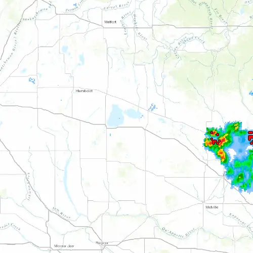 Radar near Wynyard at now — 12:00 am CST, Sat Jul 11